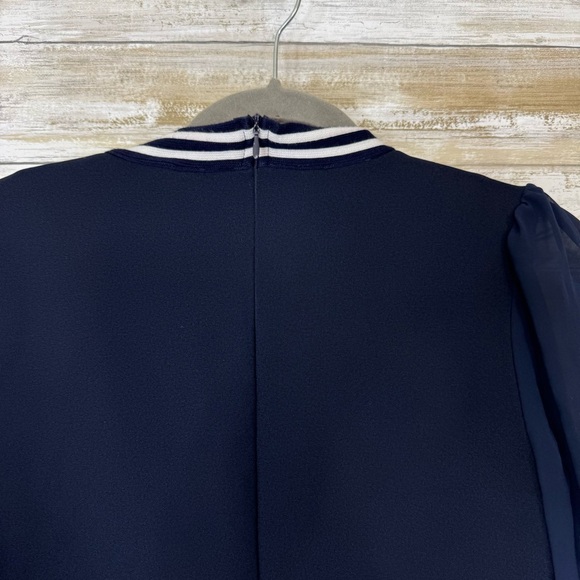 Scapa Lauren Perre Women’s 1/2 Sleeve Navy Midi Dress size XS - Picture 8 of 9